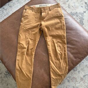 Dockers Beige and Brown Ultimate Chino Slim Fit Stretch Pants 34x34
